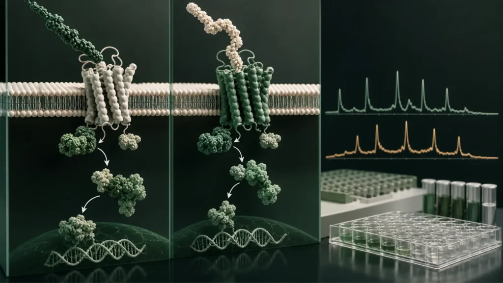 GHRH and ghrelin receptor pathways compared across growth hormone research