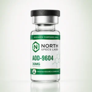 North Specs Labs AOD-9604 30mg research peptide vial