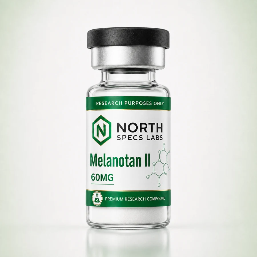 North Specs Labs Melanotan II 60mg research peptide vial